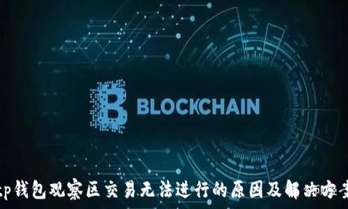   
tp钱包观察区交易无法进行的原因及解决方案